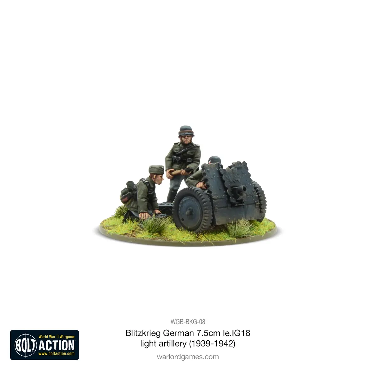 Blitzkrieg German 75Mm Leig 18 Light Artillery (1939-42) (Blister) 1