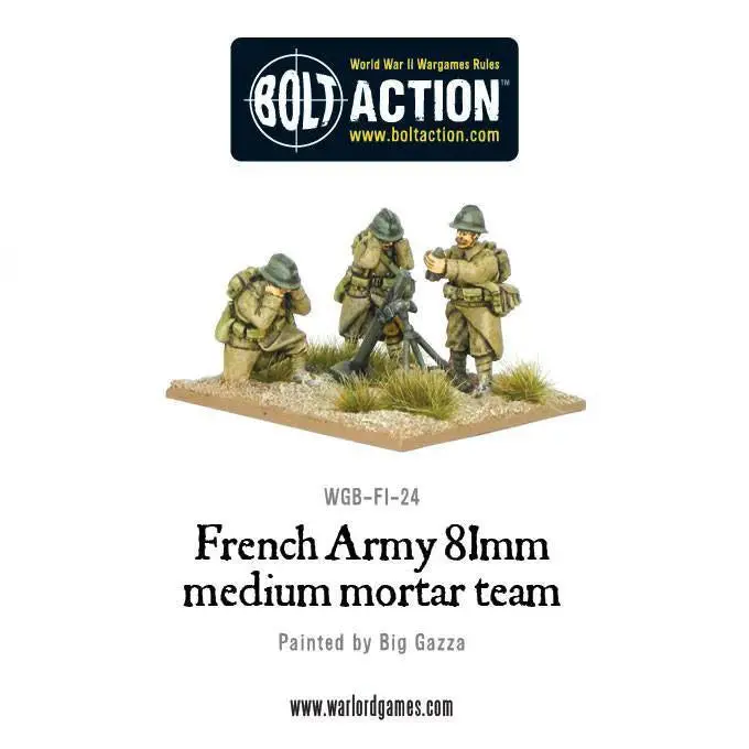 French Army 81Mm Medium Mortar Team (Blister) 1