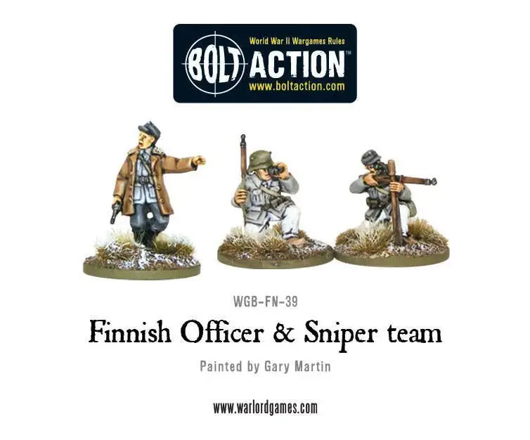 Finnish Officer & Sniper Team (Blister) 1