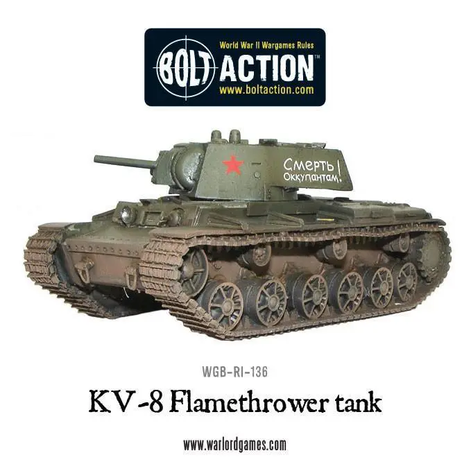 Kv-8 Flamethrower Tank (Pack) 1