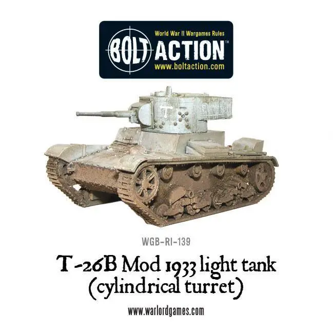 T-26B Mod 1933 Light Tank (Cylindrical Turret) (Pack) 1
