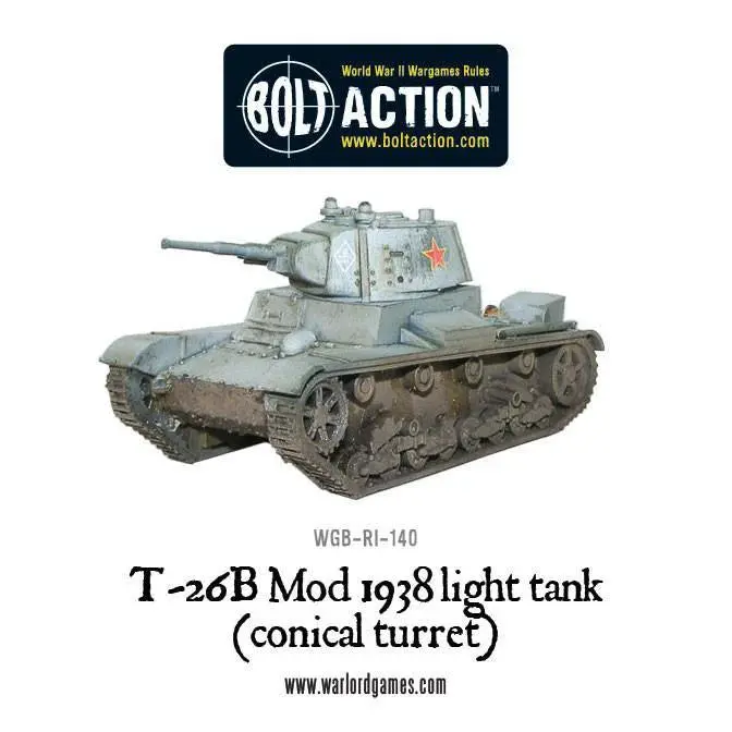 T-26B Mod 1938 Light Tank (Conical Turret) (Pack) 1