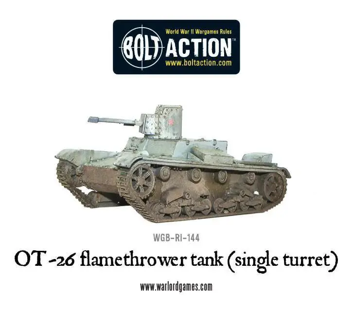 Ot-26 Flamethrower Tank (Single Turret) (Pack) 1