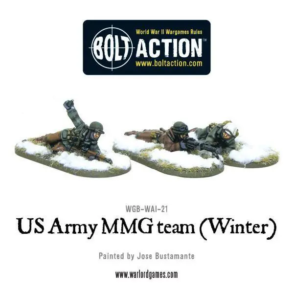 Us Army Mmg Team (Winter) - Prone (Blister) 1