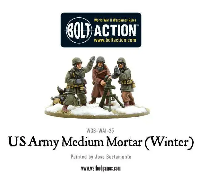 Us Army Medium Mortar (Winter) (Blister) 1