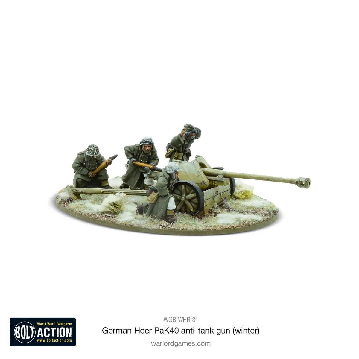 Heer Pak 40 75Mm Anti-Tank Gun (Winter) (Blister) 1