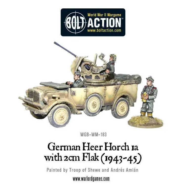 Horch 1A With 2Cm Flak (Heer 1943-45) (Bundle Pack) 1