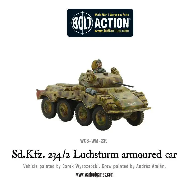 Sd.Kfz 234/2 Luchsturm Armoured Car (Pack) 1