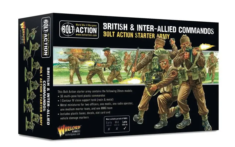 British & Inter-Allied Commandos Starter Army 1