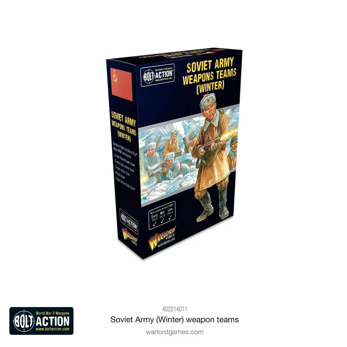 Soviet Army (Winter) Weapons Teams (Extra Small Box) 1