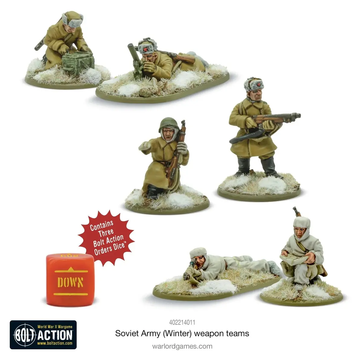 Soviet Army (Winter) Weapons Teams (Extra Small Box) 2