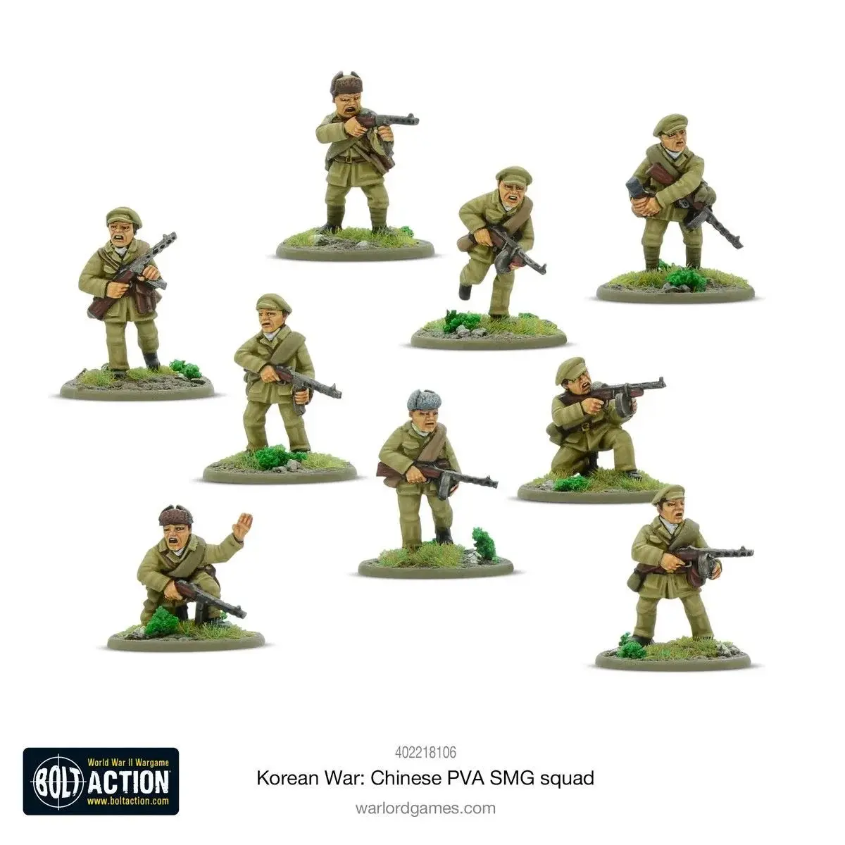 Chinese Pva Smg Squad (Small Box) 1