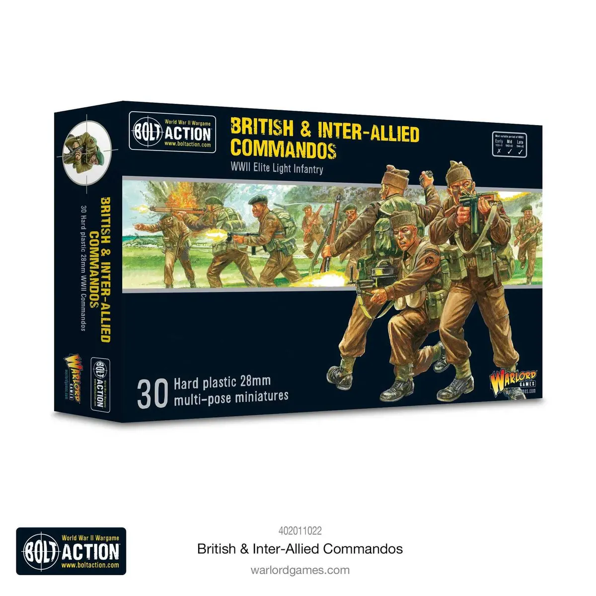 British & Inter-Allied Commandos (Plastic) (Box) 1