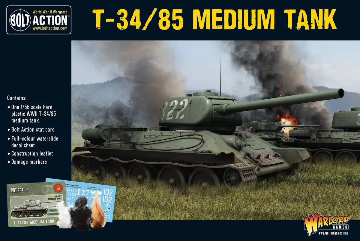 T34/85 Medium Tank (Box) 1