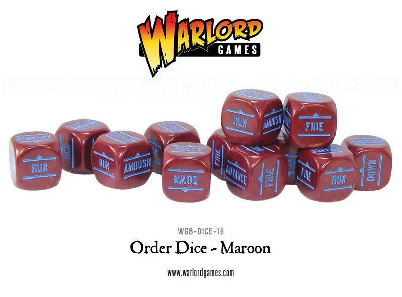 Order Dice - Maroon 1
