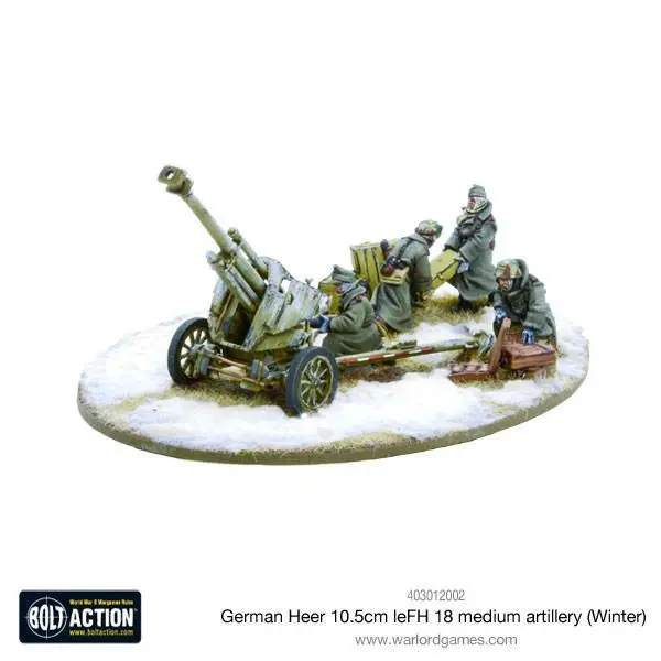 Heer 10.5Cm Lefh 18 Medium Artillery (Winter) (Blister) 1