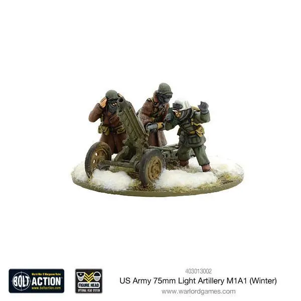 Us Army  75Mm Light Artillery M1a1 (Winter) (Blister) 1