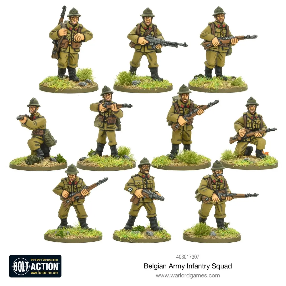 Belgian Infantry Squad (Blister) 1
