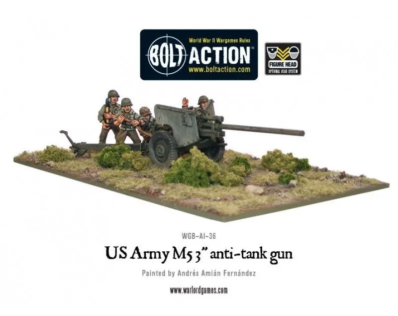 Us Army M5 3" Anti-Tank Gun (Blister) 1