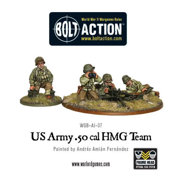 Us Army 50 Cal Hmg Team (Blister) 1