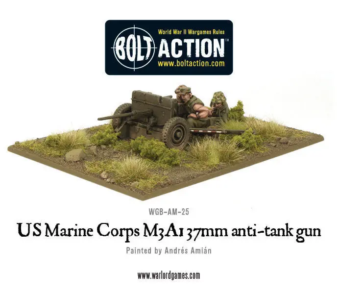 Usmc M3a1 37Mm Anti-Tank Gun (Blister) 1