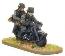 Blitzkrieg German Kradschutzen Motorcycle Combination (1939-42) (Blister) 1