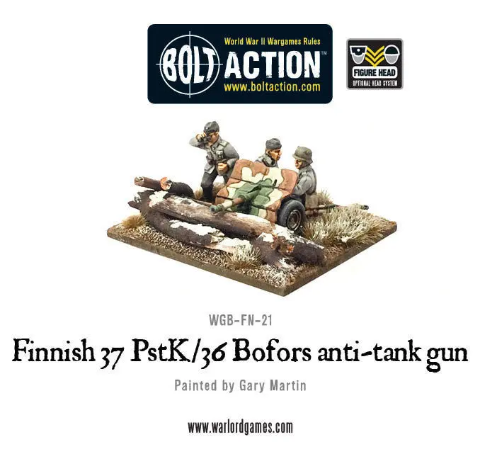 Finnish 37 Pstk/36 Bofors Anti-Tank Gun (Blister) 1