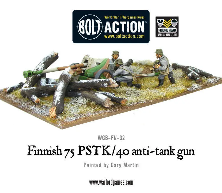 Finnish 75 Pstk/40 Anti-Tank Gun (Blister) 1