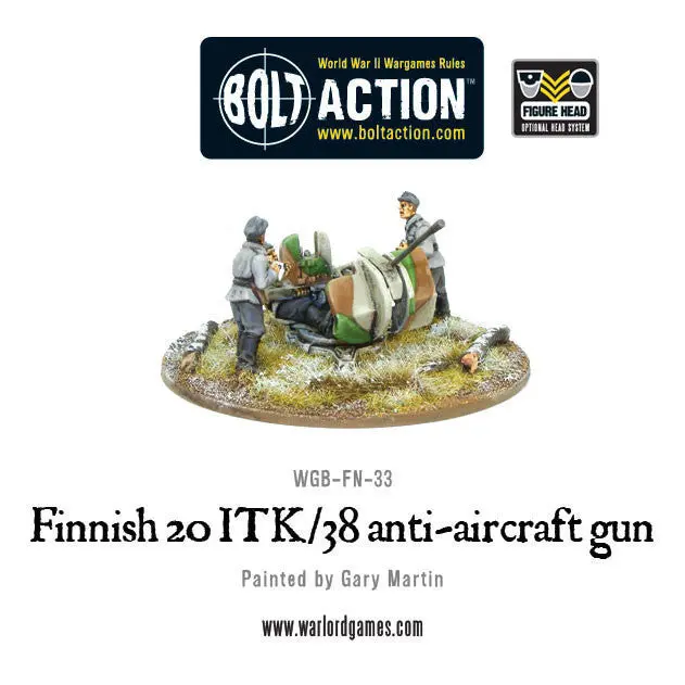 Finnish Itk/38 Anti-Aircraft Gun (Blister) 1