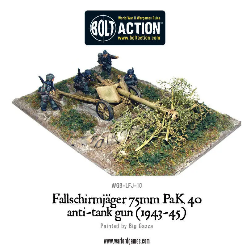 Fallschirmjäger 75Mm Pak 40 Anti-Tank Gun (1943-45) (Blister) 1