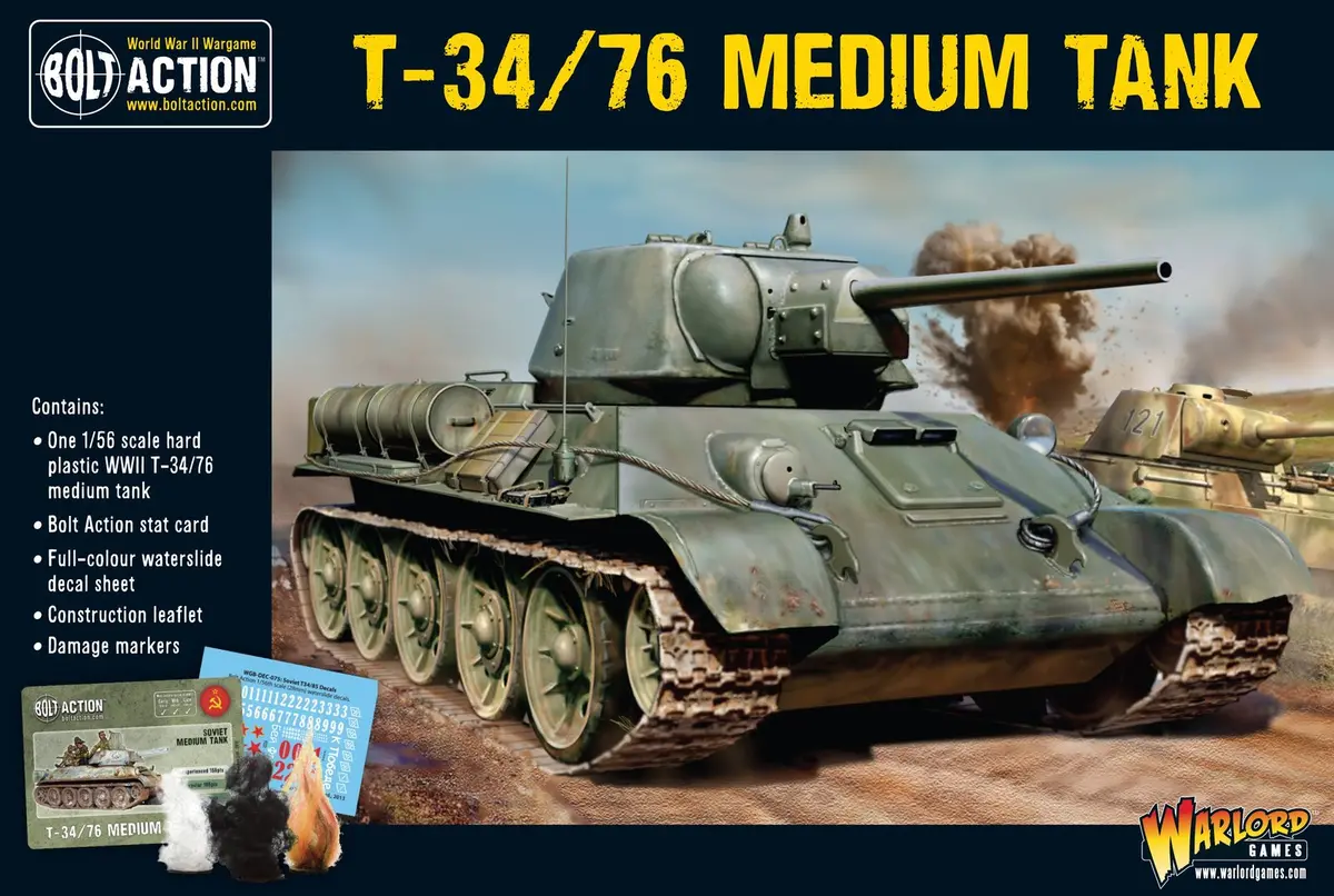 T34/76 Medium Tank (Box) 1
