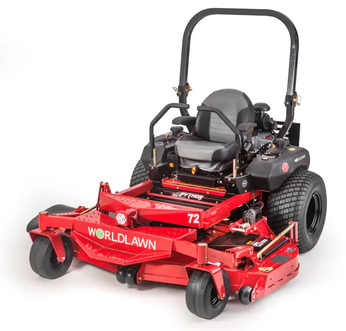 72" Worldlawn Python Rd Zero-Turn Mower Model Wyp72bsv37ev5rd 1