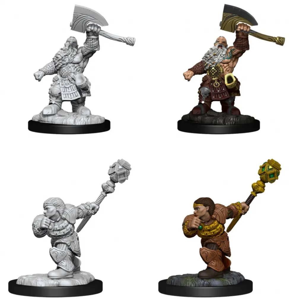Dwarf Fighter & Dwarf Cleric 1