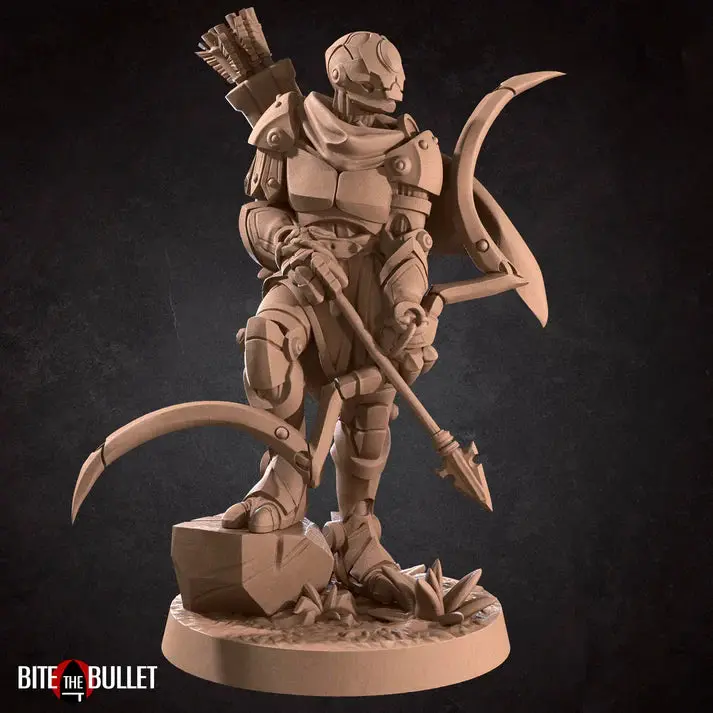 Warforged Ranger Male D&D Miniature 1