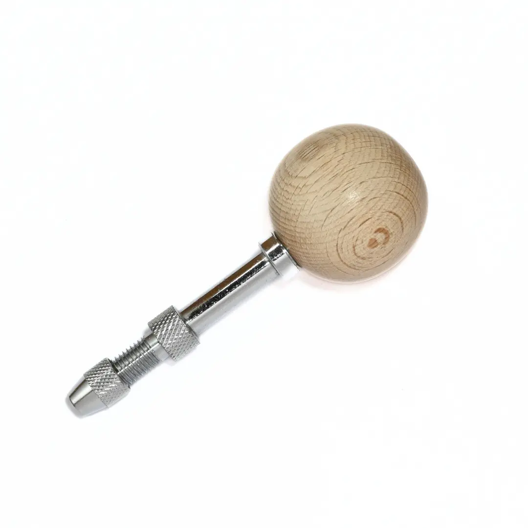 Drill Pin Vise (Wood Handle) 1