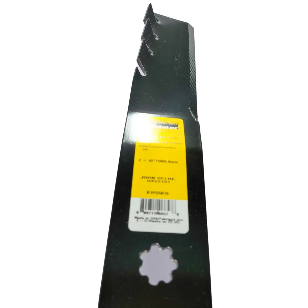 42" John Deere Xht Mulching Blade With Star Lock Center Hole 1