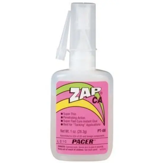 Pink Ca Adhesive 1Oz 1