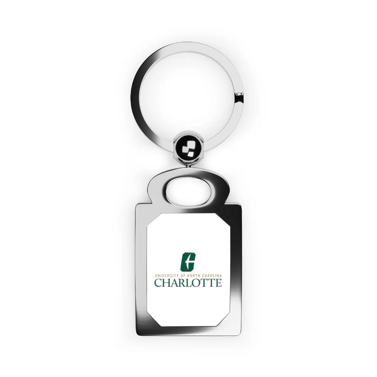 Uncc Rectangle Photo Keyring 1