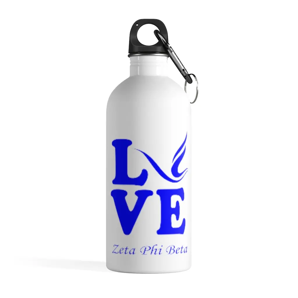 Zeta Phi Beta Stainless Steel Water Bottle 1