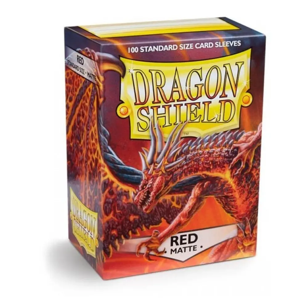 Sleeves - Dragon Shield - Box 100 - Red Matte 1