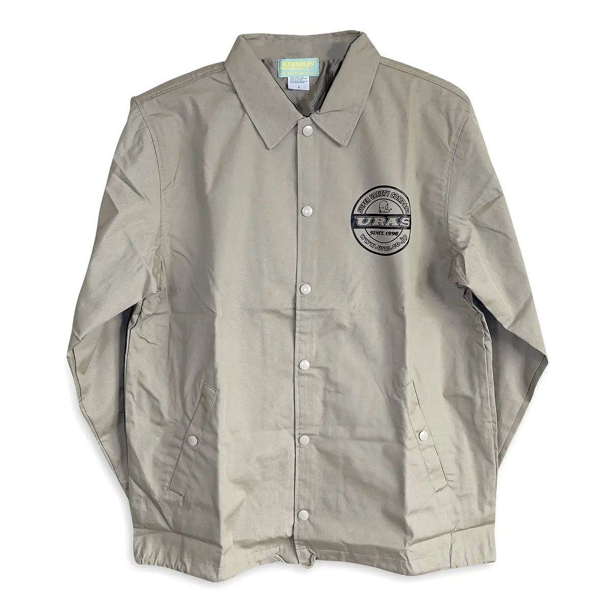 Authentic Retro Jdm Uras Racing D1gp Nomuken Design Coach's Jacket Brown 1