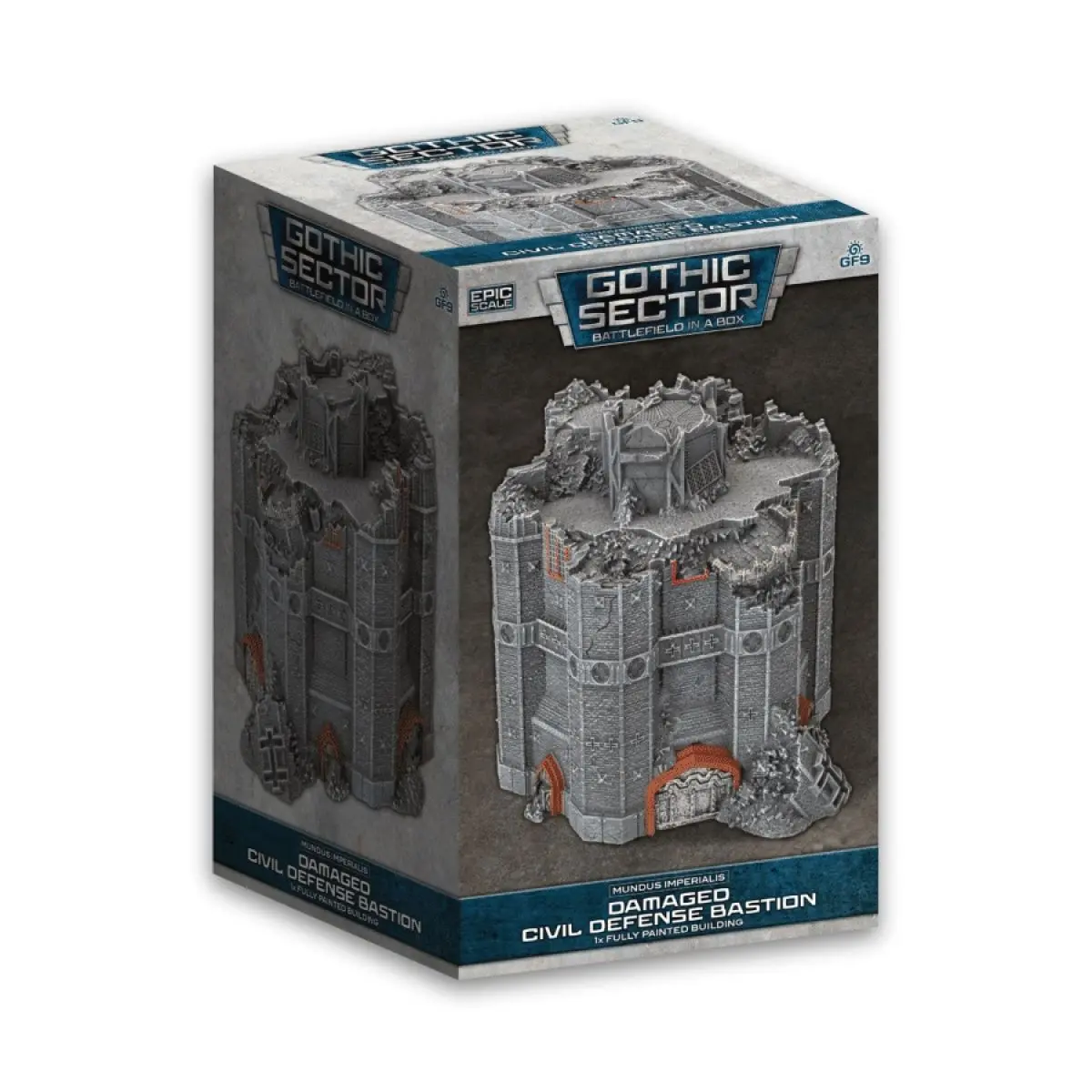 Battlefield In A Box: Gothic Sector - Mundus Imperialis: Civil Defense Bastion (Damaged & Destroyed) 1