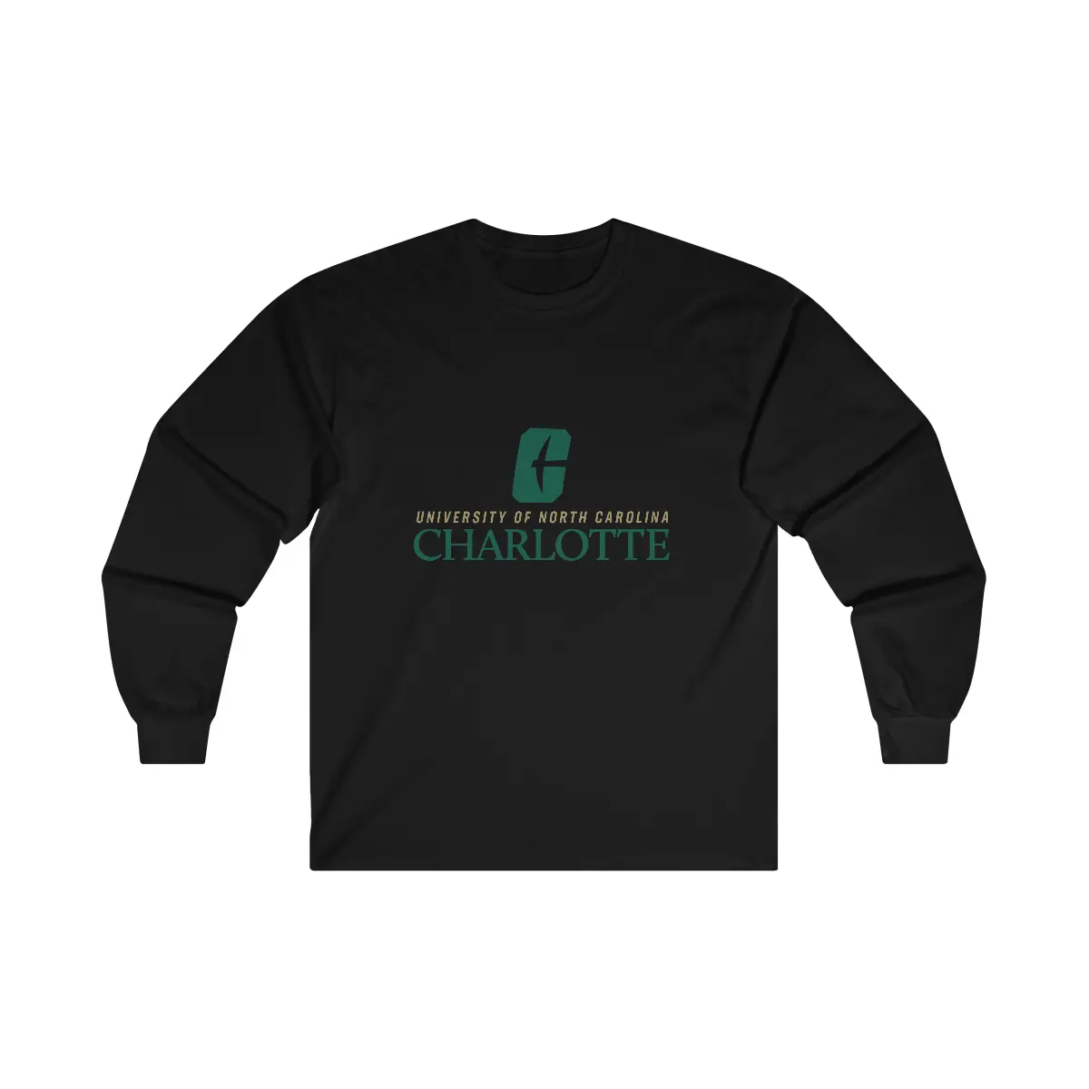Uncc Ultra Cotton Long Sleeve Tee 1