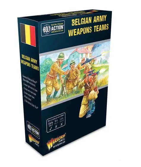 Belgian Army Weapons Teams (Extra Small Box) 1