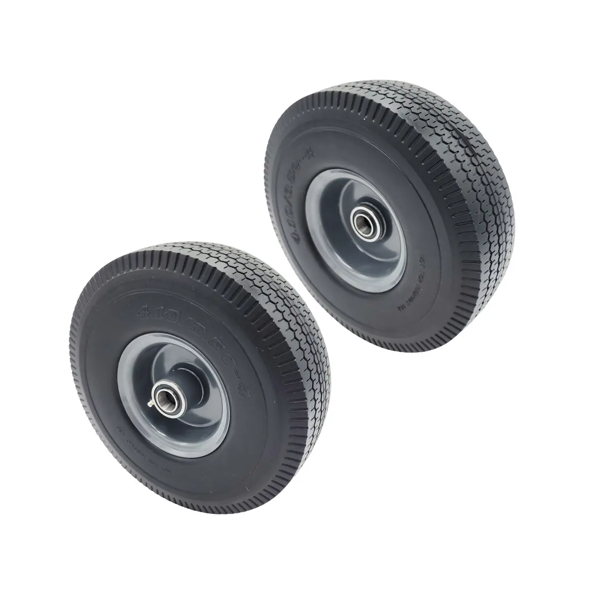 2-Pack Billy Goat 440279 Wheel & Tire 10.5 Solid Tire Force Blower (10" 400295 Flat-Free) 1