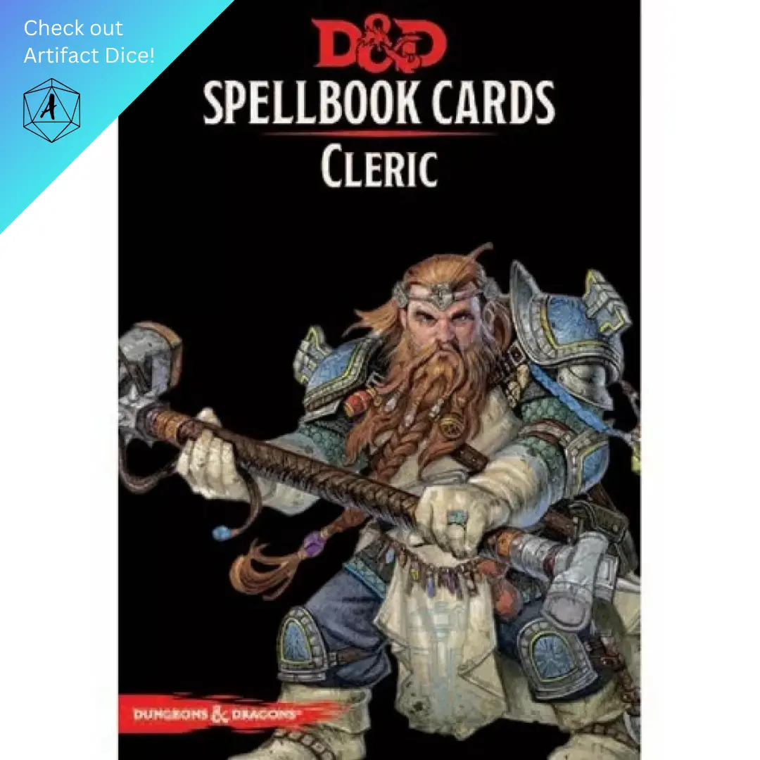 D&D Spellbook Cards: Cleric 1
