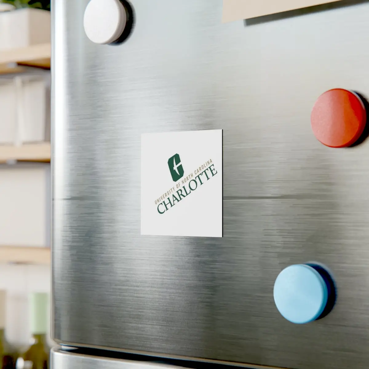 Uncc Square Magnet 1