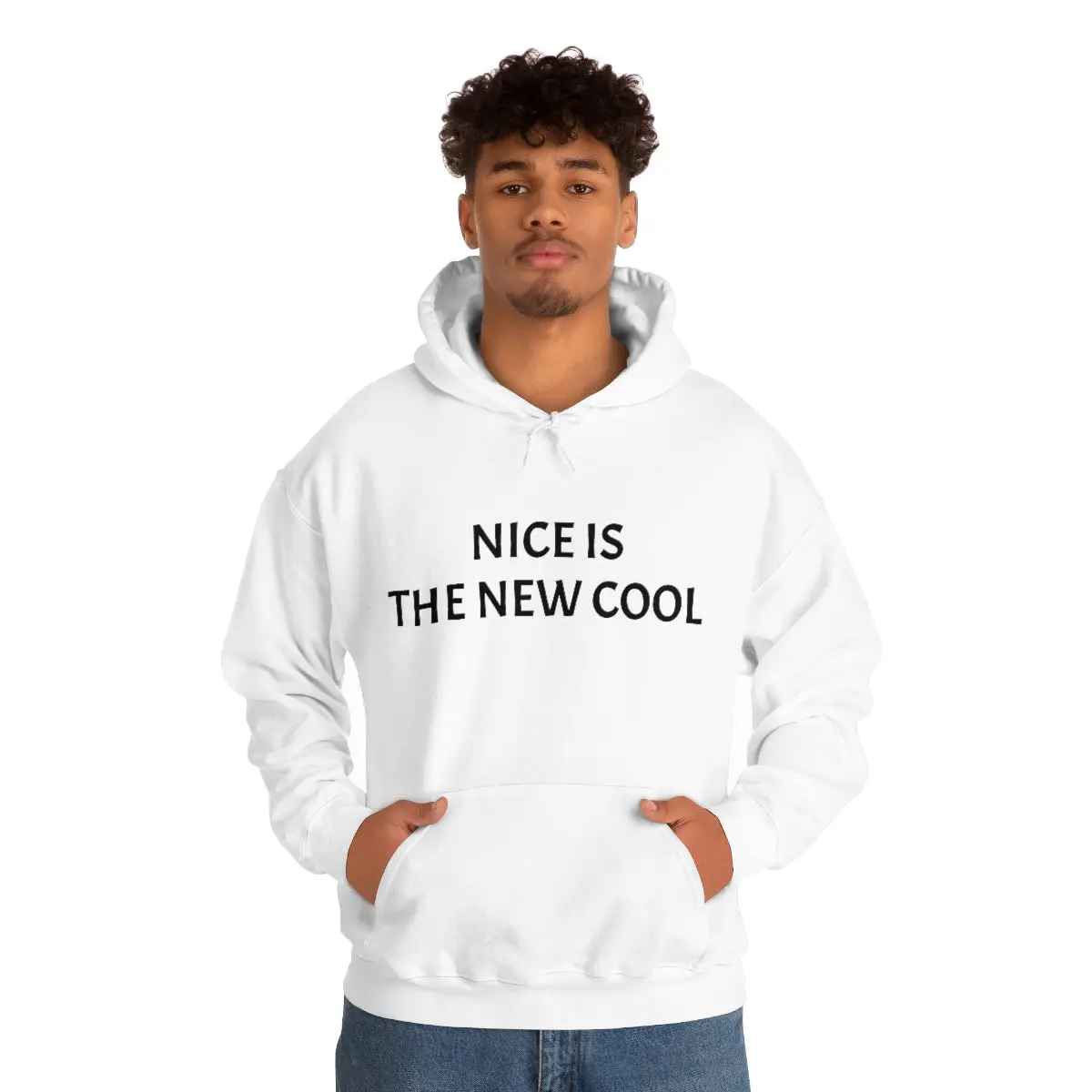 Nice Is The New Cool Heavy Blend™ Hooded Sweatshirt 3