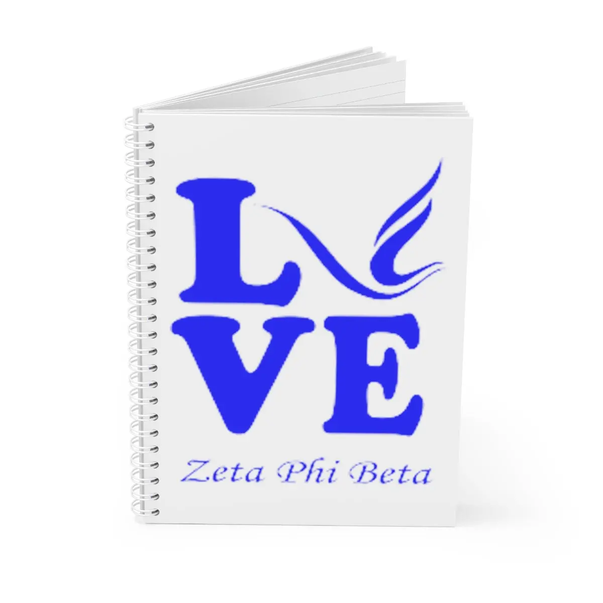 Zeta Phi Beta Love Spiral Notebook 1