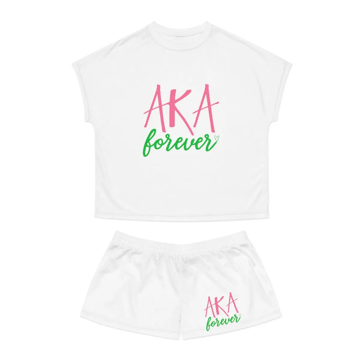 Aka Forever Women's Short Pajama Set 1